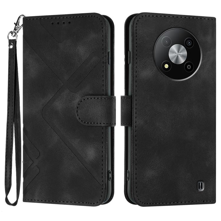 Line Pattern Skin Feel Leather Phone Case, For ZTE nubia Focus Pro, For ZTE nubia Music, For ZTE Blade A34, For ZTE nubia Z60 Ultra, For ZTE Blade A54, For ZTE Blade A73 4G / Blade V50 Design 4G, For ZTE Blade A73 5G, For ZTE Blade V50 Vita            ...