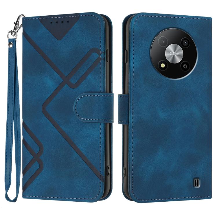 Line Pattern Skin Feel Leather Phone Case, For ZTE nubia Focus Pro, For ZTE nubia Music, For ZTE Blade A34, For ZTE nubia Z60 Ultra, For ZTE Blade A54, For ZTE Blade A73 4G / Blade V50 Design 4G, For ZTE Blade A73 5G, For ZTE Blade V50 Vita            ...