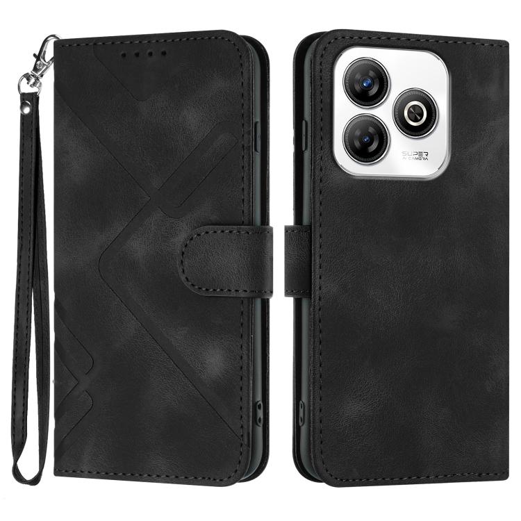 Line Pattern Skin Feel Leather Phone Case, For ZTE Blade A35e 4G, For ZTE Blade A35e Global, For ZTE Blade A35e Brazil, For ZTE nubia Music 2, For ZTE nubia S 5G A403ZT, For ZTE Blade V70 Design, For ZTE Blade A35 Lite, For ZTE Blade V70               ...