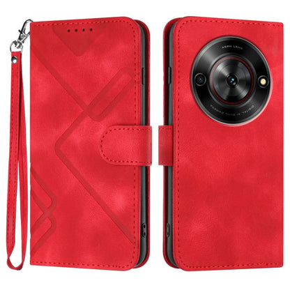 Line Pattern Skin Feel Leather Phone Case, For ZTE Blade A35e 4G, For ZTE Blade A35e Global, For ZTE Blade A35e Brazil, For ZTE nubia Music 2, For ZTE nubia S 5G A403ZT, For ZTE Blade V70 Design, For ZTE Blade A35 Lite, For ZTE Blade V70               ...