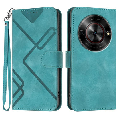 Line Pattern Skin Feel Leather Phone Case, For ZTE Blade A35e 4G, For ZTE Blade A35e Global, For ZTE Blade A35e Brazil, For ZTE nubia Music 2, For ZTE nubia S 5G A403ZT, For ZTE Blade V70 Design, For ZTE Blade A35 Lite, For ZTE Blade V70               ...
