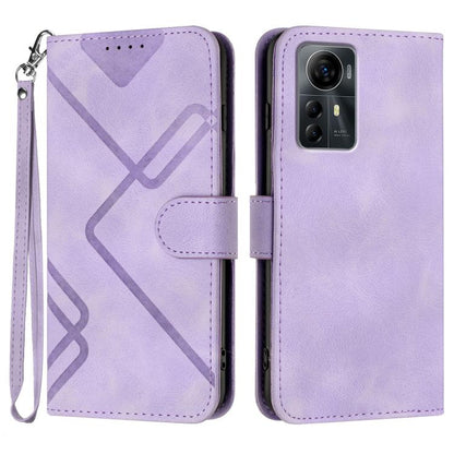Line Pattern Skin Feel Leather Phone Case, For ZTE nubia Focus Pro, For ZTE nubia Music, For ZTE Blade A34, For ZTE nubia Z60 Ultra, For ZTE Blade A54, For ZTE Blade A73 4G / Blade V50 Design 4G, For ZTE Blade A73 5G, For ZTE Blade V50 Vita            ...