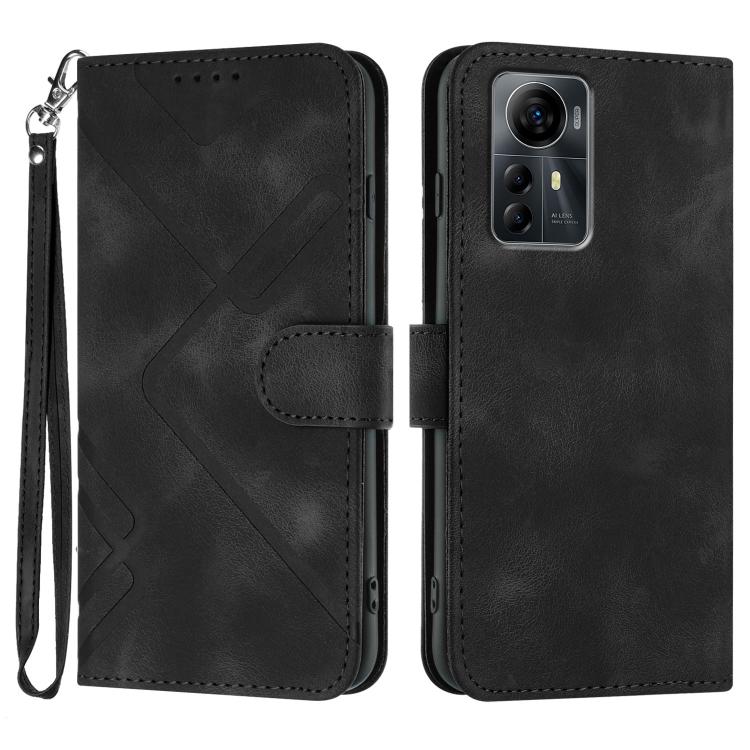 Line Pattern Skin Feel Leather Phone Case, For ZTE nubia Focus Pro, For ZTE nubia Music, For ZTE Blade A34, For ZTE nubia Z60 Ultra, For ZTE Blade A54, For ZTE Blade A73 4G / Blade V50 Design 4G, For ZTE Blade A73 5G, For ZTE Blade V50 Vita            ...
