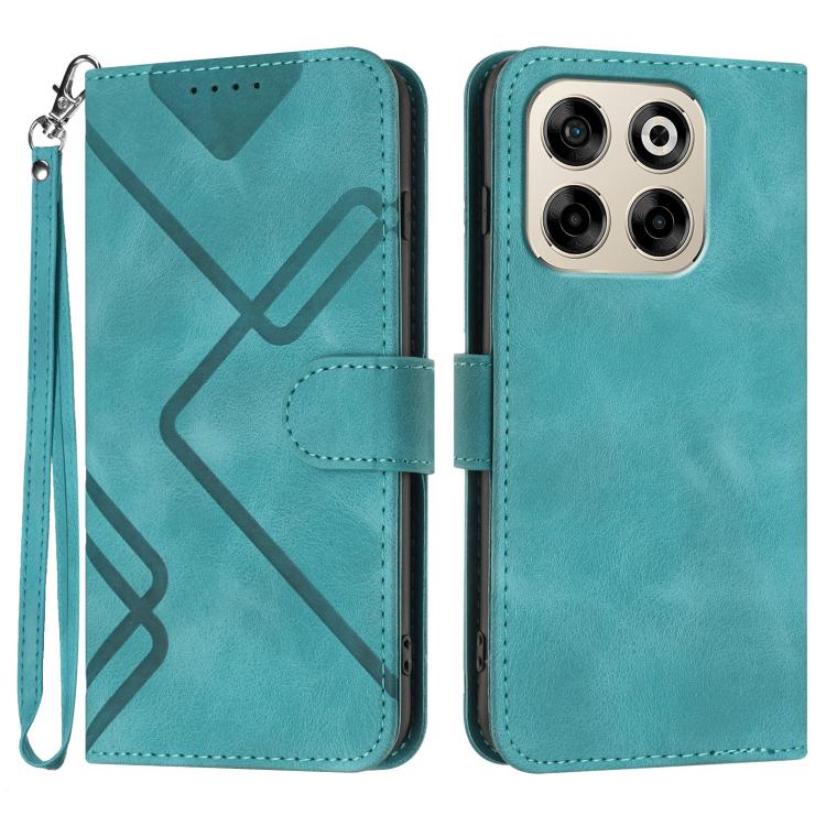 Line Pattern Skin Feel Leather Phone Case, For ZTE Blade A35e 4G, For ZTE Blade A35e Global, For ZTE Blade A35e Brazil, For ZTE nubia Music 2, For ZTE nubia S 5G A403ZT, For ZTE Blade V70 Design, For ZTE Blade A35 Lite, For ZTE Blade V70               ...