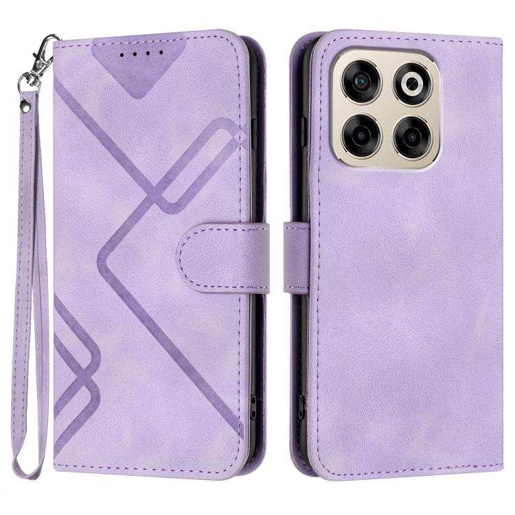 Line Pattern Skin Feel Leather Phone Case, For ZTE Blade A35e 4G, For ZTE Blade A35e Global, For ZTE Blade A35e Brazil, For ZTE nubia Music 2, For ZTE nubia S 5G A403ZT, For ZTE Blade V70 Design, For ZTE Blade A35 Lite, For ZTE Blade V70               ...