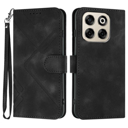 Line Pattern Skin Feel Leather Phone Case, For ZTE Blade A35e 4G, For ZTE Blade A35e Global, For ZTE Blade A35e Brazil, For ZTE nubia Music 2, For ZTE nubia S 5G A403ZT, For ZTE Blade V70 Design, For ZTE Blade A35 Lite, For ZTE Blade V70               ...