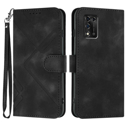 Line Pattern Skin Feel Leather Phone Case, For ZTE Libero 5G III, For ZTE Blade A72 5G, For ZTE Libero 5G II, For ZTE Blade A72, For ZTE Blade A52