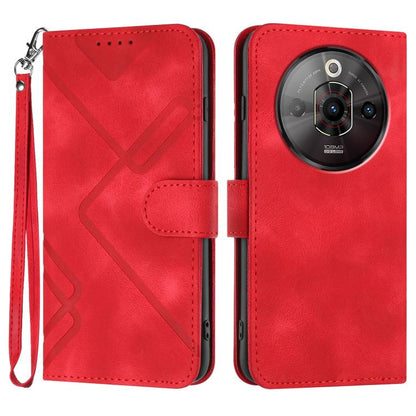 Line Pattern Skin Feel Leather Phone Case, For ZTE nubia Focus Pro, For ZTE nubia Music, For ZTE Blade A34, For ZTE nubia Z60 Ultra, For ZTE Blade A54, For ZTE Blade A73 4G / Blade V50 Design 4G, For ZTE Blade A73 5G, For ZTE Blade V50 Vita            ...