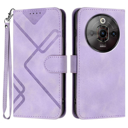 Line Pattern Skin Feel Leather Phone Case, For ZTE nubia Focus Pro, For ZTE nubia Music, For ZTE Blade A34, For ZTE nubia Z60 Ultra, For ZTE Blade A54, For ZTE Blade A73 4G / Blade V50 Design 4G, For ZTE Blade A73 5G, For ZTE Blade V50 Vita            ...