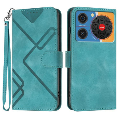 Line Pattern Skin Feel Leather Phone Case, For ZTE nubia Focus Pro, For ZTE nubia Music, For ZTE Blade A34, For ZTE nubia Z60 Ultra, For ZTE Blade A54, For ZTE Blade A73 4G / Blade V50 Design 4G, For ZTE Blade A73 5G, For ZTE Blade V50 Vita            ...