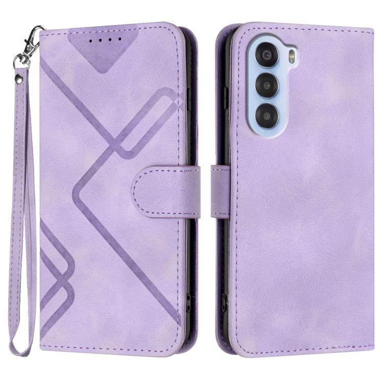 Line Pattern Skin Feel Leather Phone Case, For ZTE Blade A35e 4G, For ZTE Blade A35e Global, For ZTE Blade A35e Brazil, For ZTE nubia Music 2, For ZTE nubia S 5G A403ZT, For ZTE Blade V70 Design, For ZTE Blade A35 Lite, For ZTE Blade V70               ...