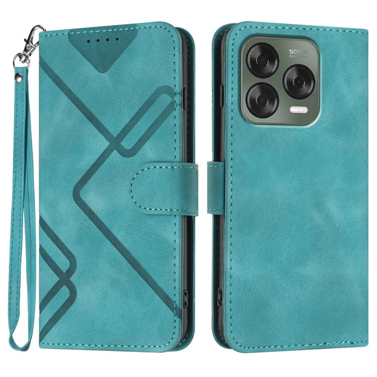 Line Pattern Skin Feel Leather Phone Case, For ZTE Blade A35e 4G, For ZTE Blade A35e Global, For ZTE Blade A35e Brazil, For ZTE nubia Music 2, For ZTE nubia S 5G A403ZT, For ZTE Blade V70 Design, For ZTE Blade A35 Lite, For ZTE Blade V70               ...