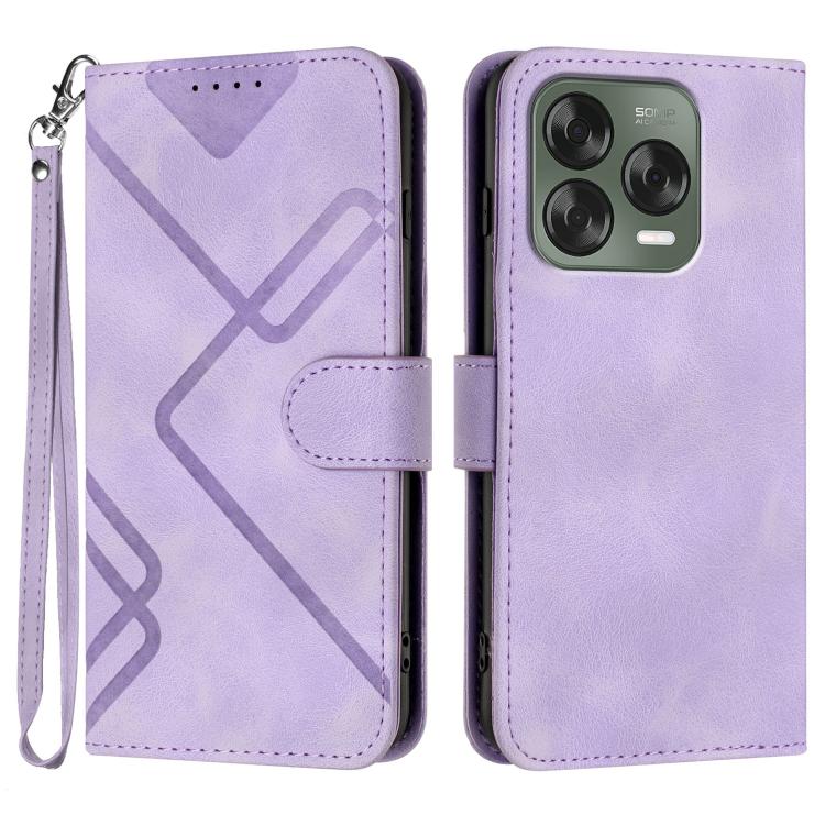 Line Pattern Skin Feel Leather Phone Case, For ZTE Blade A35e 4G, For ZTE Blade A35e Global, For ZTE Blade A35e Brazil, For ZTE nubia Music 2, For ZTE nubia S 5G A403ZT, For ZTE Blade V70 Design, For ZTE Blade A35 Lite, For ZTE Blade V70               ...