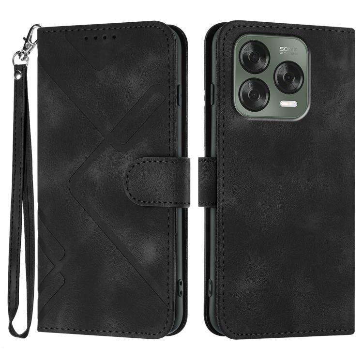 Line Pattern Skin Feel Leather Phone Case, For ZTE Blade A35e 4G, For ZTE Blade A35e Global, For ZTE Blade A35e Brazil, For ZTE nubia Music 2, For ZTE nubia S 5G A403ZT, For ZTE Blade V70 Design, For ZTE Blade A35 Lite, For ZTE Blade V70               ...