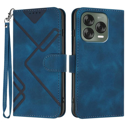 Line Pattern Skin Feel Leather Phone Case, For ZTE Blade A35e 4G, For ZTE Blade A35e Global, For ZTE Blade A35e Brazil, For ZTE nubia Music 2, For ZTE nubia S 5G A403ZT, For ZTE Blade V70 Design, For ZTE Blade A35 Lite, For ZTE Blade V70               ...