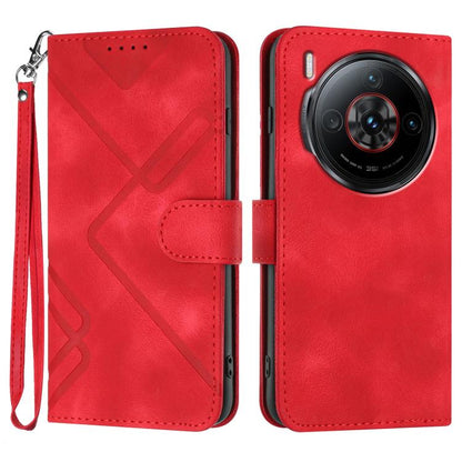 Line Pattern Skin Feel Leather Phone Case, For ZTE Blade A35e 4G, For ZTE Blade A35e Global, For ZTE Blade A35e Brazil, For ZTE nubia Music 2, For ZTE nubia S 5G A403ZT, For ZTE Blade V70 Design, For ZTE Blade A35 Lite, For ZTE Blade V70               ...