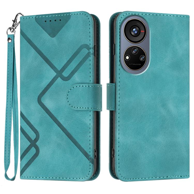 Line Pattern Skin Feel Leather Phone Case, For ZTE nubia Air Pro 5G, For ZTE nubia Neo 5 Pro 5G, For ZTE nubia Neo 5 5G, For ZTE nubia Neo 5 GT 5G, For ZTE Blade V80 Design / V80 Vita, For ZTE nubia V80 Max / Blade V80 Max, For ZTE Blade A56 Pro       ...