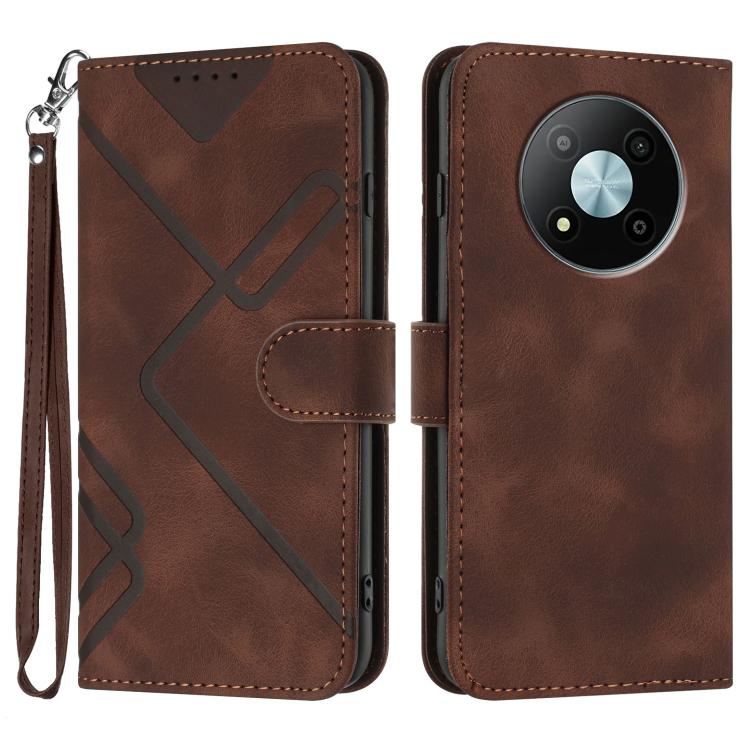 Line Pattern Skin Feel Leather Phone Case, For ZTE nubia Air Pro 5G, For ZTE nubia Neo 5 Pro 5G, For ZTE nubia Neo 5 5G, For ZTE nubia Neo 5 GT 5G, For ZTE Blade V80 Design / V80 Vita, For ZTE nubia V80 Max / Blade V80 Max, For ZTE Blade A56 Pro       ...