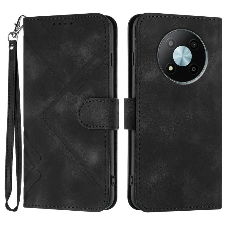 Line Pattern Skin Feel Leather Phone Case, For ZTE nubia Air Pro 5G, For ZTE nubia Neo 5 Pro 5G, For ZTE nubia Neo 5 5G, For ZTE nubia Neo 5 GT 5G, For ZTE Blade V80 Design / V80 Vita, For ZTE nubia V80 Max / Blade V80 Max, For ZTE Blade A56 Pro       ...