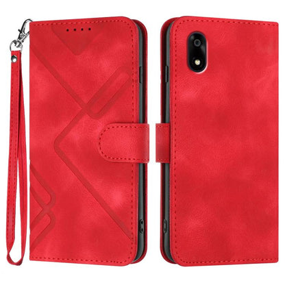 Line Pattern Skin Feel Leather Phone Case, For ZTE nubia Air Pro 5G, For ZTE nubia Neo 5 Pro 5G, For ZTE nubia Neo 5 5G, For ZTE nubia Neo 5 GT 5G, For ZTE Blade V80 Design / V80 Vita, For ZTE nubia V80 Max / Blade V80 Max, For ZTE Blade A56 Pro       ...