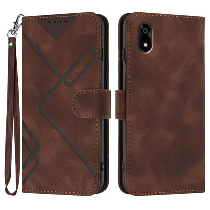Line Pattern Skin Feel Leather Phone Case, For ZTE nubia Air Pro 5G, For ZTE nubia Neo 5 Pro 5G, For ZTE nubia Neo 5 5G, For ZTE nubia Neo 5 GT 5G, For ZTE Blade V80 Design / V80 Vita, For ZTE nubia V80 Max / Blade V80 Max, For ZTE Blade A56 Pro       ...