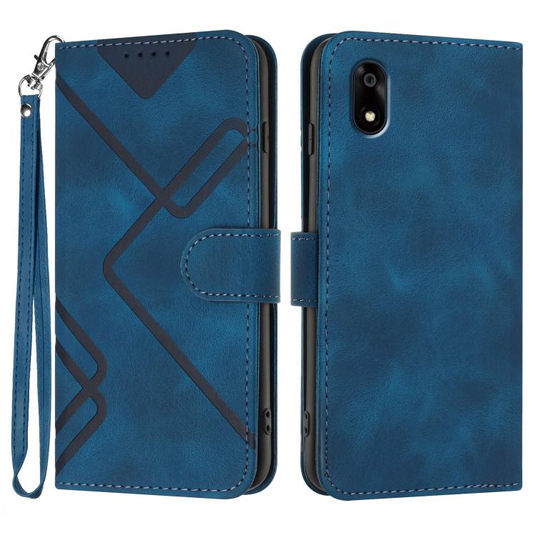 Line Pattern Skin Feel Leather Phone Case, For ZTE nubia Air Pro 5G, For ZTE nubia Neo 5 Pro 5G, For ZTE nubia Neo 5 5G, For ZTE nubia Neo 5 GT 5G, For ZTE Blade V80 Design / V80 Vita, For ZTE nubia V80 Max / Blade V80 Max, For ZTE Blade A56 Pro       ...
