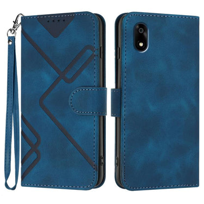 Line Pattern Skin Feel Leather Phone Case, For ZTE nubia Air Pro 5G, For ZTE nubia Neo 5 Pro 5G, For ZTE nubia Neo 5 5G, For ZTE nubia Neo 5 GT 5G, For ZTE Blade V80 Design / V80 Vita, For ZTE nubia V80 Max / Blade V80 Max, For ZTE Blade A56 Pro       ...