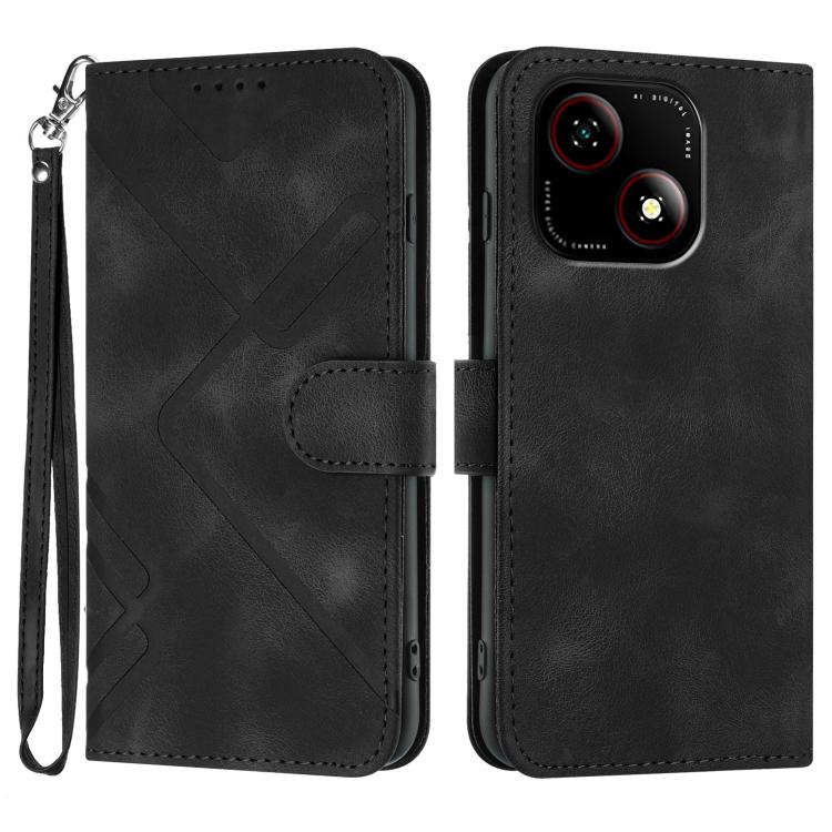 Line Pattern Skin Feel Leather Phone Case, For ZTE Blade A35e 4G, For ZTE Blade A35e Global, For ZTE Blade A35e Brazil, For ZTE nubia Music 2, For ZTE nubia S 5G A403ZT, For ZTE Blade V70 Design, For ZTE Blade A35 Lite, For ZTE Blade V70               ...