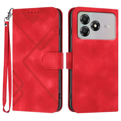 Line Pattern Skin Feel Leather Phone Case, For ZTE nubia Air Pro 5G, For ZTE nubia Neo 5 Pro 5G, For ZTE nubia Neo 5 5G, For ZTE nubia Neo 5 GT 5G, For ZTE Blade V80 Design / V80 Vita, For ZTE nubia V80 Max / Blade V80 Max, For ZTE Blade A56 Pro       ...