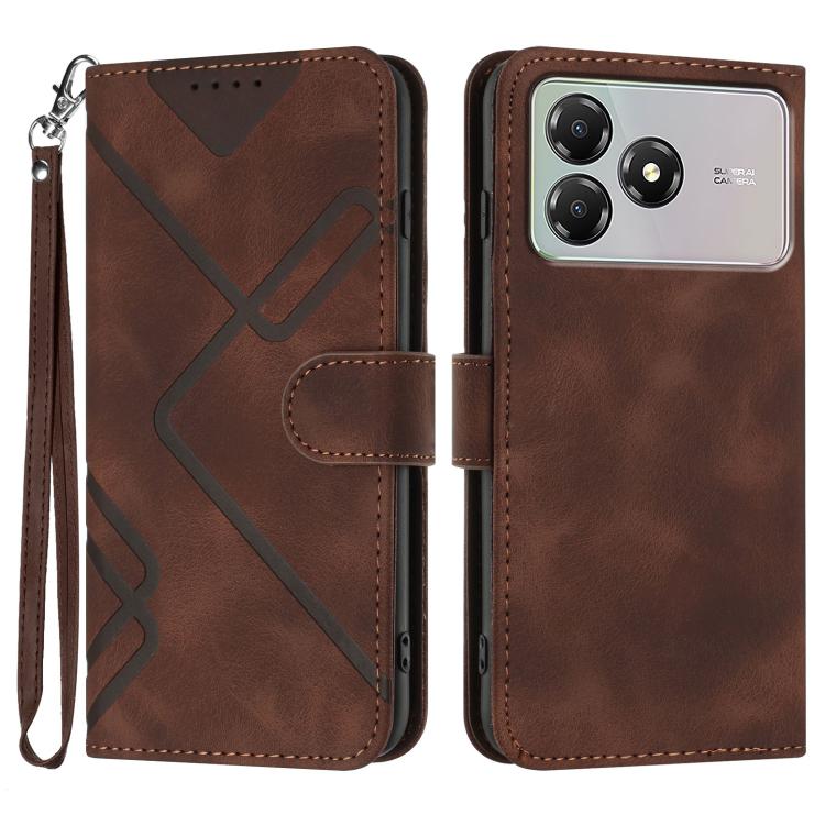 Line Pattern Skin Feel Leather Phone Case, For ZTE nubia Air Pro 5G, For ZTE nubia Neo 5 Pro 5G, For ZTE nubia Neo 5 5G, For ZTE nubia Neo 5 GT 5G, For ZTE Blade V80 Design / V80 Vita, For ZTE nubia V80 Max / Blade V80 Max, For ZTE Blade A56 Pro       ...