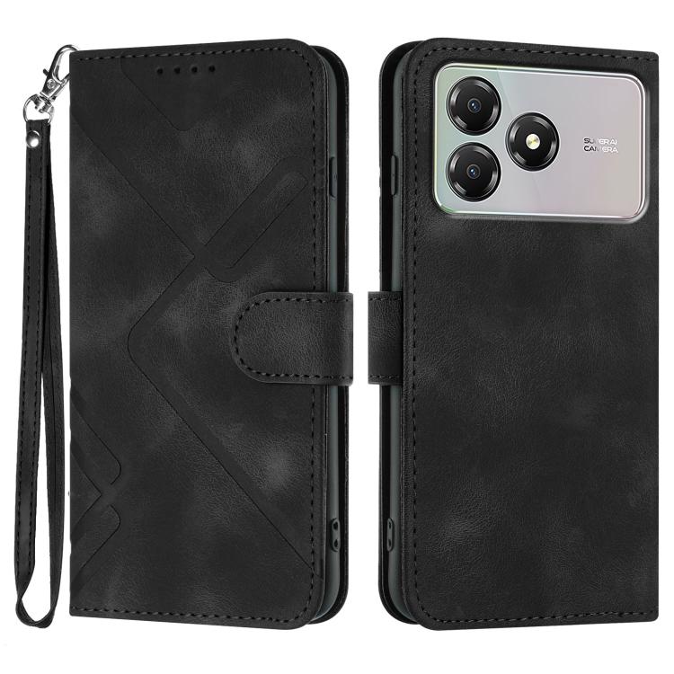 Line Pattern Skin Feel Leather Phone Case, For ZTE nubia Air Pro 5G, For ZTE nubia Neo 5 Pro 5G, For ZTE nubia Neo 5 5G, For ZTE nubia Neo 5 GT 5G, For ZTE Blade V80 Design / V80 Vita, For ZTE nubia V80 Max / Blade V80 Max, For ZTE Blade A56 Pro       ...