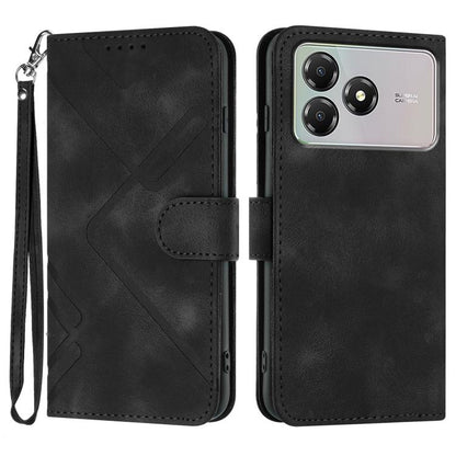 Line Pattern Skin Feel Leather Phone Case, For ZTE nubia Air Pro 5G, For ZTE nubia Neo 5 Pro 5G, For ZTE nubia Neo 5 5G, For ZTE nubia Neo 5 GT 5G, For ZTE Blade V80 Design / V80 Vita, For ZTE nubia V80 Max / Blade V80 Max, For ZTE Blade A56 Pro       ...