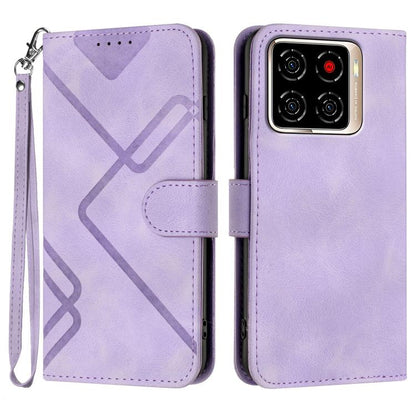 Line Pattern Skin Feel Leather Phone Case, For ZTE nubia Air Pro 5G, For ZTE nubia Neo 5 Pro 5G, For ZTE nubia Neo 5 5G, For ZTE nubia Neo 5 GT 5G, For ZTE Blade V80 Design / V80 Vita, For ZTE nubia V80 Max / Blade V80 Max, For ZTE Blade A56 Pro       ...