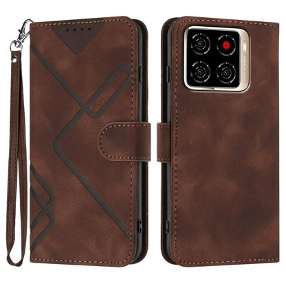 Line Pattern Skin Feel Leather Phone Case, For ZTE nubia Air Pro 5G, For ZTE nubia Neo 5 Pro 5G, For ZTE nubia Neo 5 5G, For ZTE nubia Neo 5 GT 5G, For ZTE Blade V80 Design / V80 Vita, For ZTE nubia V80 Max / Blade V80 Max, For ZTE Blade A56 Pro       ...
