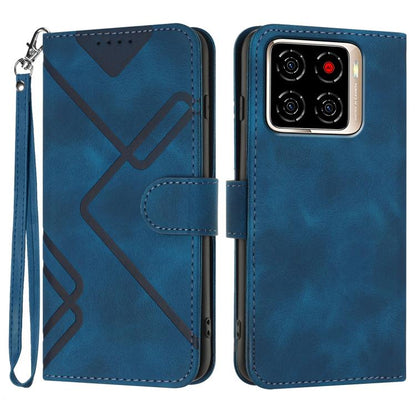Line Pattern Skin Feel Leather Phone Case, For ZTE nubia Air Pro 5G, For ZTE nubia Neo 5 Pro 5G, For ZTE nubia Neo 5 5G, For ZTE nubia Neo 5 GT 5G, For ZTE Blade V80 Design / V80 Vita, For ZTE nubia V80 Max / Blade V80 Max, For ZTE Blade A56 Pro       ...