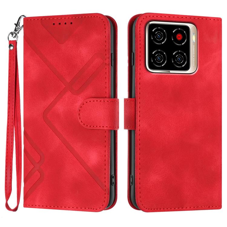 Line Pattern Skin Feel Leather Phone Case, For ZTE nubia Air Pro 5G, For ZTE nubia Neo 5 Pro 5G, For ZTE nubia Neo 5 5G, For ZTE nubia Neo 5 GT 5G, For ZTE Blade V80 Design / V80 Vita, For ZTE nubia V80 Max / Blade V80 Max, For ZTE Blade A56 Pro       ...