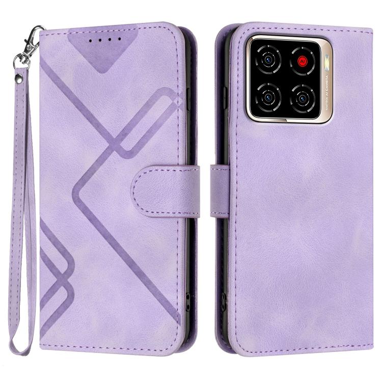 Line Pattern Skin Feel Leather Phone Case, For ZTE nubia Air Pro 5G, For ZTE nubia Neo 5 Pro 5G, For ZTE nubia Neo 5 5G, For ZTE nubia Neo 5 GT 5G, For ZTE Blade V80 Design / V80 Vita, For ZTE nubia V80 Max / Blade V80 Max, For ZTE Blade A56 Pro       ...