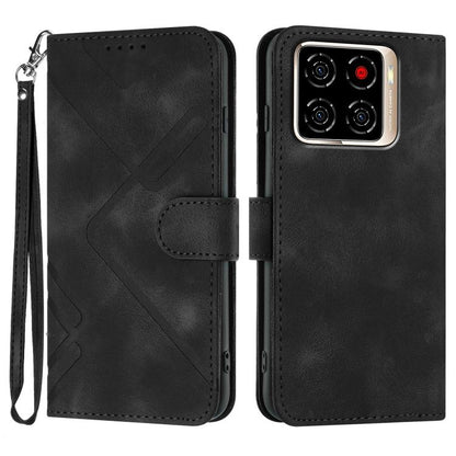 Line Pattern Skin Feel Leather Phone Case, For ZTE nubia Air Pro 5G, For ZTE nubia Neo 5 Pro 5G, For ZTE nubia Neo 5 5G, For ZTE nubia Neo 5 GT 5G, For ZTE Blade V80 Design / V80 Vita, For ZTE nubia V80 Max / Blade V80 Max, For ZTE Blade A56 Pro       ...