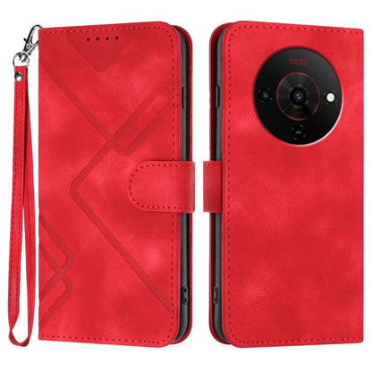 Line Pattern Skin Feel Leather Phone Case, For ZTE nubia Air Pro 5G, For ZTE nubia Neo 5 Pro 5G, For ZTE nubia Neo 5 5G, For ZTE nubia Neo 5 GT 5G, For ZTE Blade V80 Design / V80 Vita, For ZTE nubia V80 Max / Blade V80 Max, For ZTE Blade A56 Pro       ...