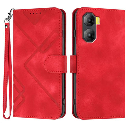 Line Pattern Skin Feel Leather Phone Case, For ZTE nubia Air Pro 5G, For ZTE nubia Neo 5 Pro 5G, For ZTE nubia Neo 5 5G, For ZTE nubia Neo 5 GT 5G, For ZTE Blade V80 Design / V80 Vita, For ZTE nubia V80 Max / Blade V80 Max, For ZTE Blade A56 Pro       ...