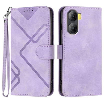 Line Pattern Skin Feel Leather Phone Case, For ZTE nubia Air Pro 5G, For ZTE nubia Neo 5 Pro 5G, For ZTE nubia Neo 5 5G, For ZTE nubia Neo 5 GT 5G, For ZTE Blade V80 Design / V80 Vita, For ZTE nubia V80 Max / Blade V80 Max, For ZTE Blade A56 Pro       ...