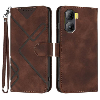 Line Pattern Skin Feel Leather Phone Case, For ZTE nubia Air Pro 5G, For ZTE nubia Neo 5 Pro 5G, For ZTE nubia Neo 5 5G, For ZTE nubia Neo 5 GT 5G, For ZTE Blade V80 Design / V80 Vita, For ZTE nubia V80 Max / Blade V80 Max, For ZTE Blade A56 Pro       ...