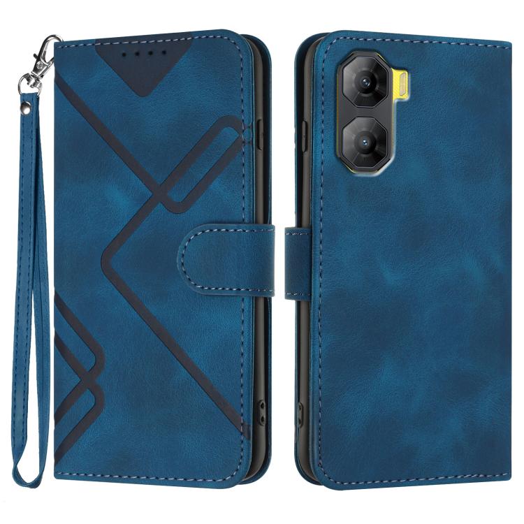 Line Pattern Skin Feel Leather Phone Case, For ZTE nubia Air Pro 5G, For ZTE nubia Neo 5 Pro 5G, For ZTE nubia Neo 5 5G, For ZTE nubia Neo 5 GT 5G, For ZTE Blade V80 Design / V80 Vita, For ZTE nubia V80 Max / Blade V80 Max, For ZTE Blade A56 Pro       ...