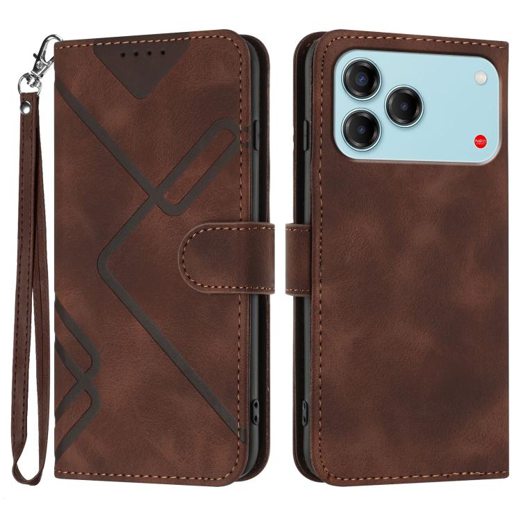 Line Pattern Skin Feel Leather Phone Case, For ZTE nubia Air Pro 5G, For ZTE nubia Neo 5 Pro 5G, For ZTE nubia Neo 5 5G, For ZTE nubia Neo 5 GT 5G, For ZTE Blade V80 Design / V80 Vita, For ZTE nubia V80 Max / Blade V80 Max, For ZTE Blade A56 Pro       ...