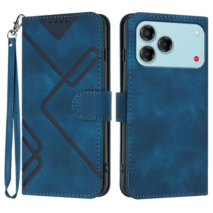 Line Pattern Skin Feel Leather Phone Case, For ZTE nubia Air Pro 5G, For ZTE nubia Neo 5 Pro 5G, For ZTE nubia Neo 5 5G, For ZTE nubia Neo 5 GT 5G, For ZTE Blade V80 Design / V80 Vita, For ZTE nubia V80 Max / Blade V80 Max, For ZTE Blade A56 Pro       ...