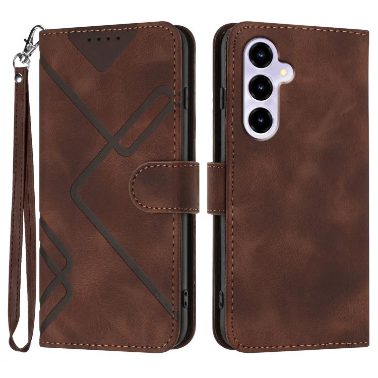 Line Pattern Skin Feel Leather Phone Case, For ZTE nubia Air Pro 5G, For ZTE nubia Neo 5 Pro 5G, For ZTE nubia Neo 5 5G, For ZTE nubia Neo 5 GT 5G, For ZTE Blade V80 Design / V80 Vita, For ZTE nubia V80 Max / Blade V80 Max, For ZTE Blade A56 Pro       ...