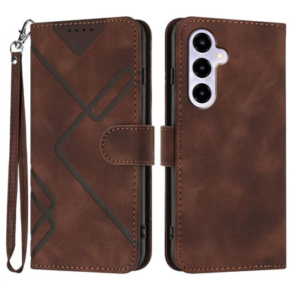 Line Pattern Skin Feel Leather Phone Case, For ZTE nubia Air Pro 5G, For ZTE nubia Neo 5 Pro 5G, For ZTE nubia Neo 5 5G, For ZTE nubia Neo 5 GT 5G, For ZTE Blade V80 Design / V80 Vita, For ZTE nubia V80 Max / Blade V80 Max, For ZTE Blade A56 Pro       ...