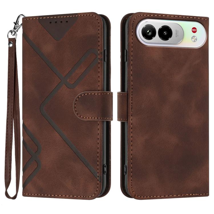 Line Pattern Skin Feel Leather Phone Case, For ZTE nubia Air Pro 5G, For ZTE nubia Neo 5 Pro 5G, For ZTE nubia Neo 5 5G, For ZTE nubia Neo 5 GT 5G, For ZTE Blade V80 Design / V80 Vita, For ZTE nubia V80 Max / Blade V80 Max, For ZTE Blade A56 Pro       ...