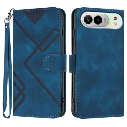 Line Pattern Skin Feel Leather Phone Case, For ZTE nubia Air Pro 5G, For ZTE nubia Neo 5 Pro 5G, For ZTE nubia Neo 5 5G, For ZTE nubia Neo 5 GT 5G, For ZTE Blade V80 Design / V80 Vita, For ZTE nubia V80 Max / Blade V80 Max, For ZTE Blade A56 Pro       ...