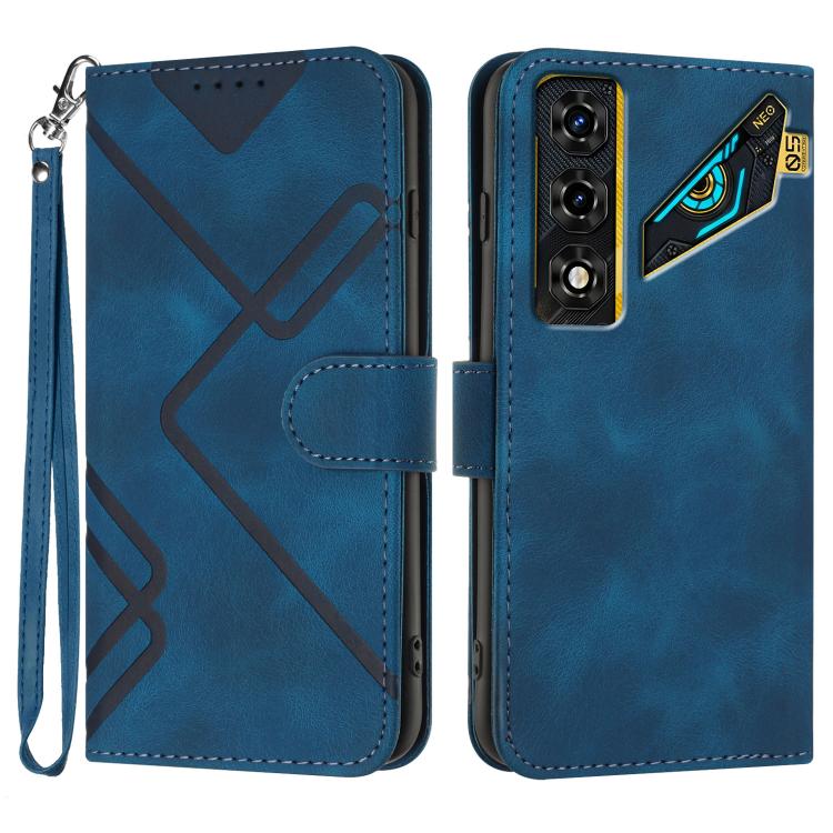 Line Pattern Skin Feel Leather Phone Case, For ZTE nubia Air Pro 5G, For ZTE nubia Neo 5 Pro 5G, For ZTE nubia Neo 5 5G, For ZTE nubia Neo 5 GT 5G, For ZTE Blade V80 Design / V80 Vita, For ZTE nubia V80 Max / Blade V80 Max, For ZTE Blade A56 Pro       ...